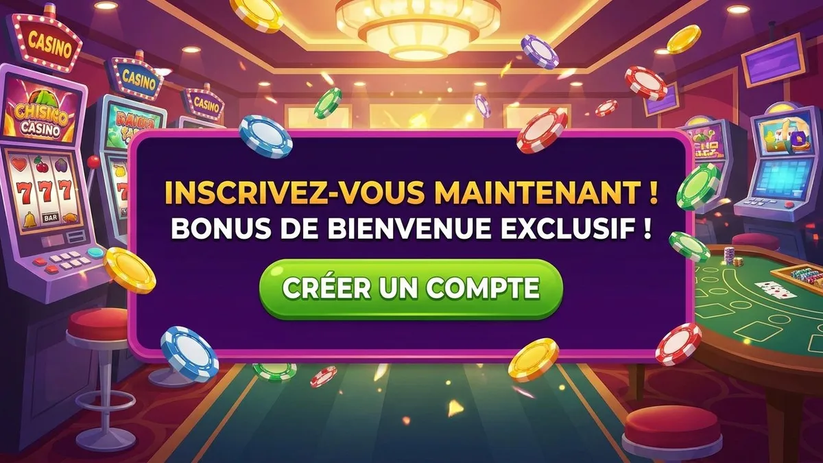 Inscription avec bonus